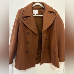Old Navy Brown Pea Coat